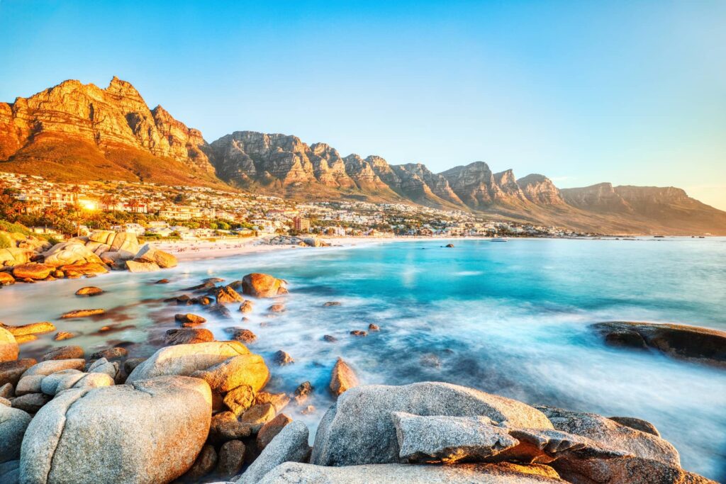 The Cape Town coastline