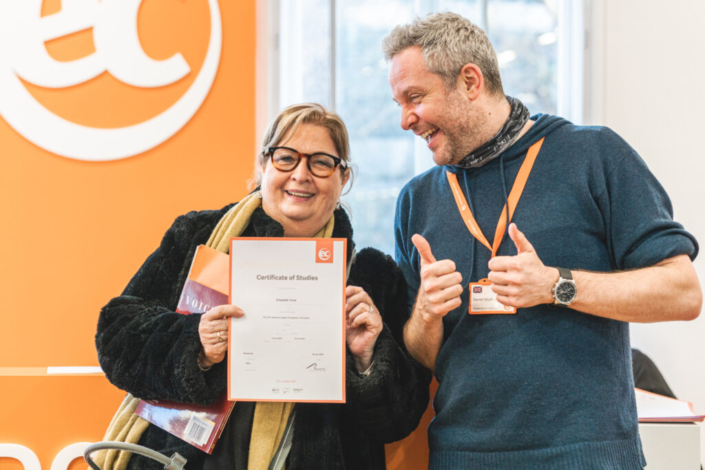 EC London 30+ adult student graduation day