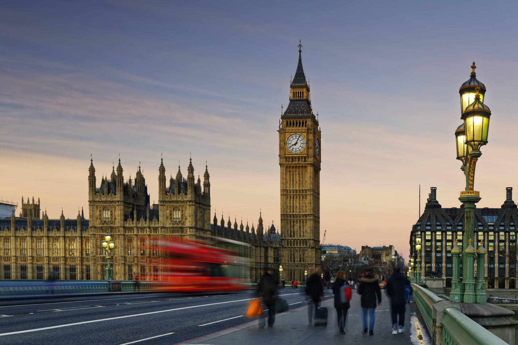 Big Ben and Westminster Bridge, London