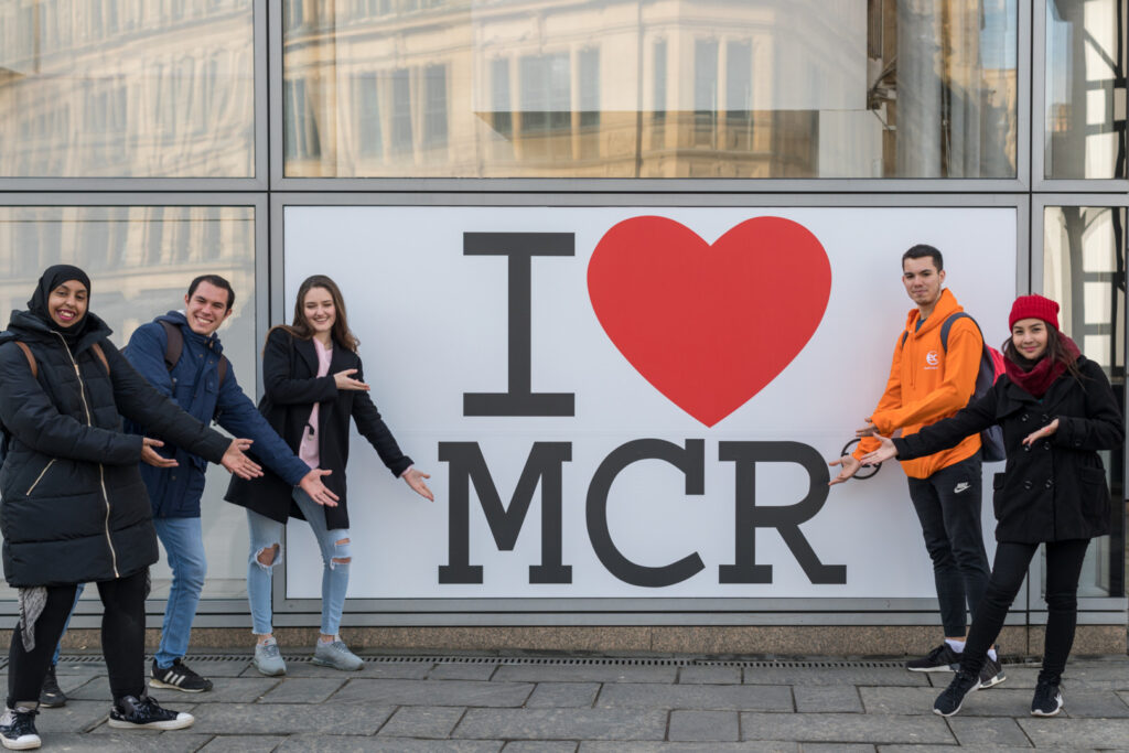 Studenti della scuola di inglese EC di Manchester