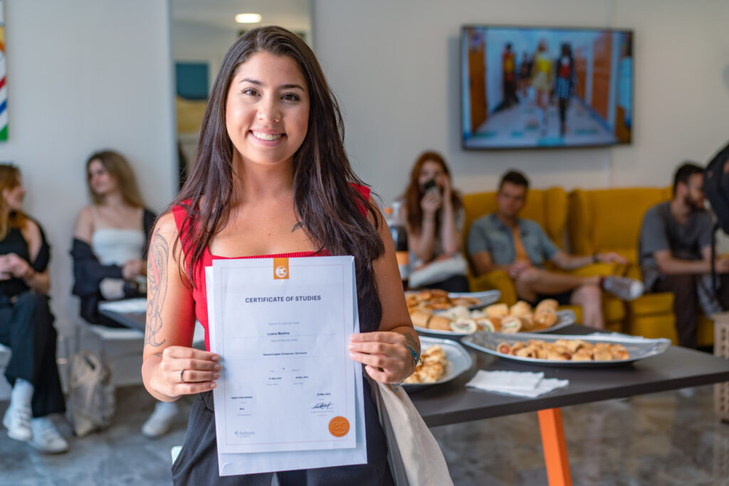 Studente dell’EC Malta in possesso di certificato