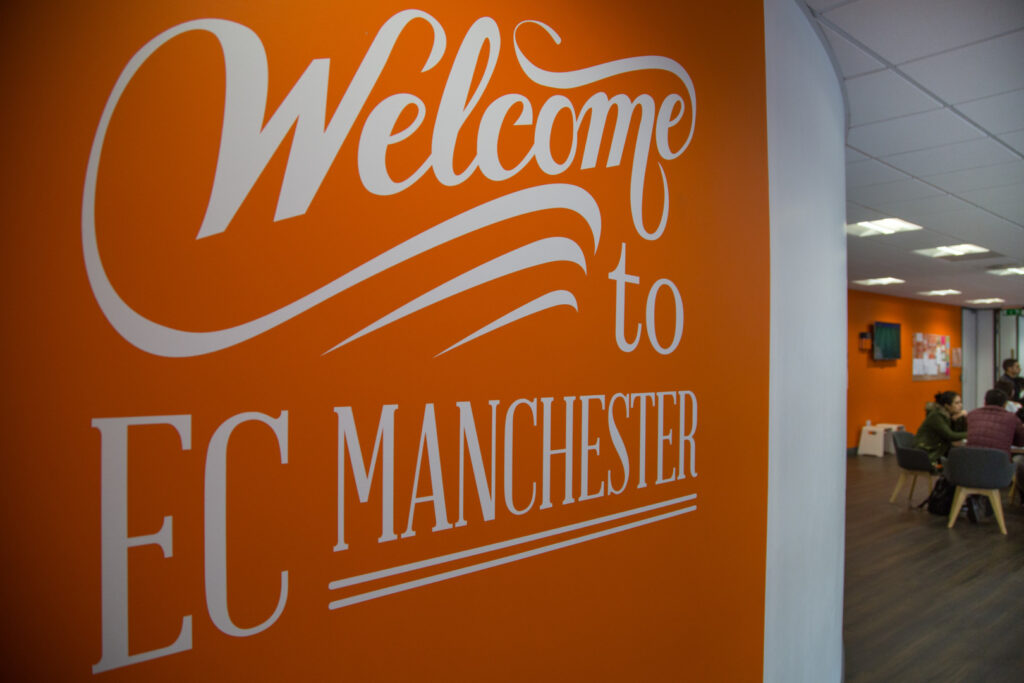 Area reception - Scuola di inglese EC Manchester