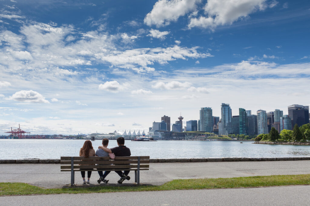 Studenti dell'EC a Coal Harbour