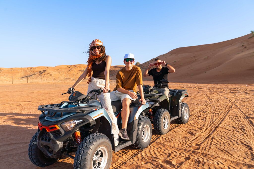 Safari nel deserto - Studenti dell'EC Dubai
